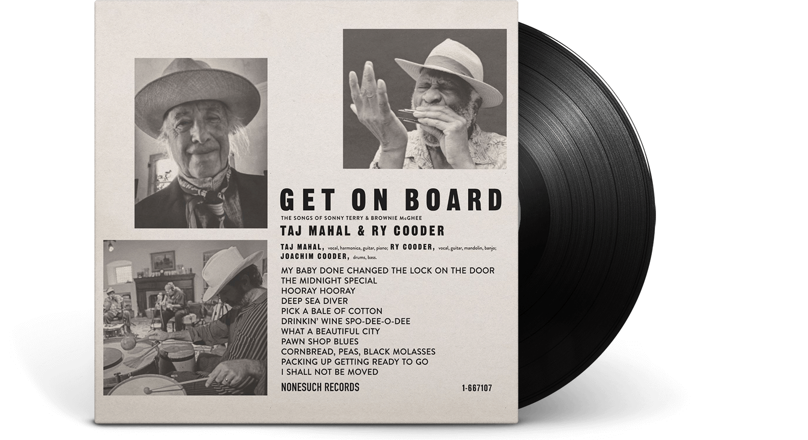 Vinyl - Taj Mahal & Ry Cooder : GET ON BOARD - The Record Hub