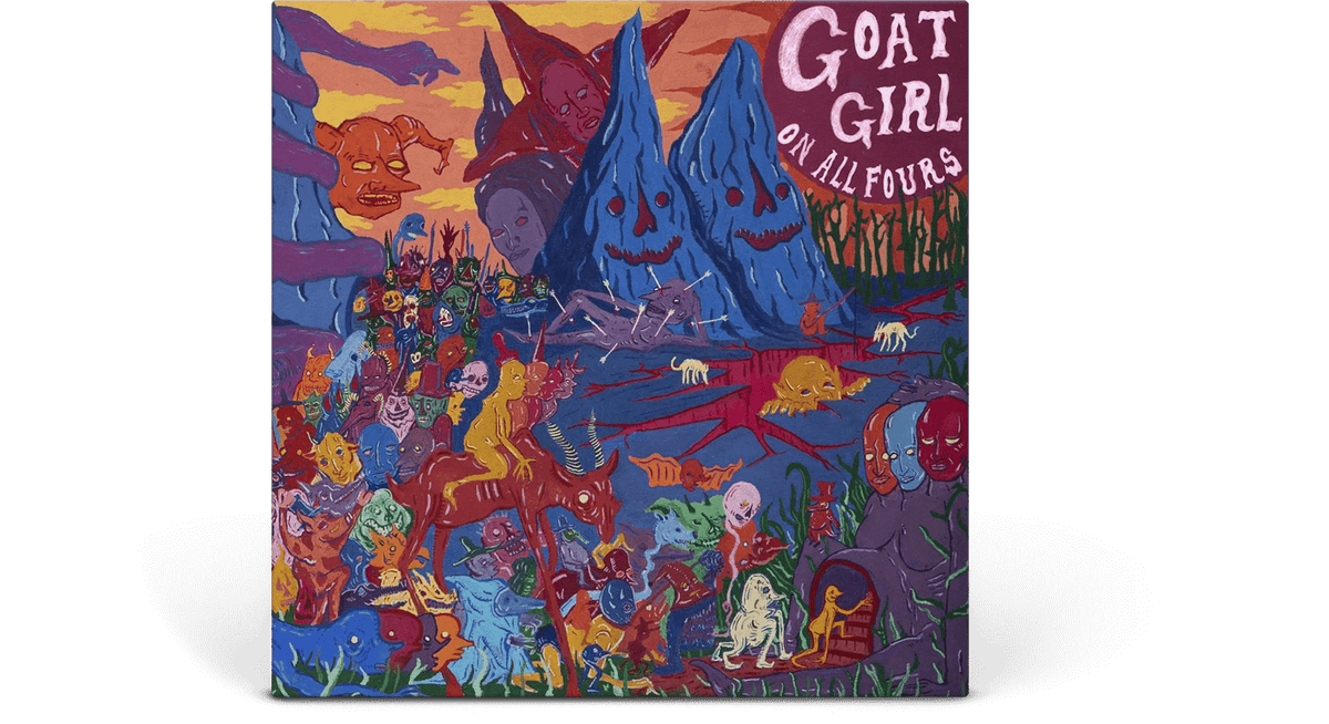 Vinyl - Goat Girl : On All Fours (Ltd Clear Pink Vinyl) - The Record Hub