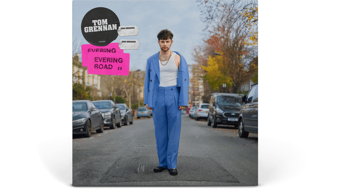 Vinyl - Tom Grennan : Evening Road  (Ltd Clear Blue Vinyl) - The Record Hub