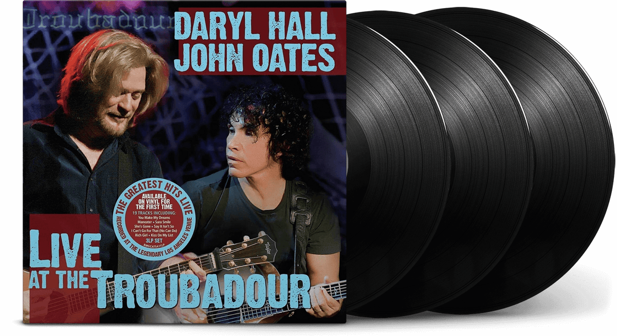 Vinyl - Daryl Hall &amp; John Oates : Live at The Troubadour - The Record Hub