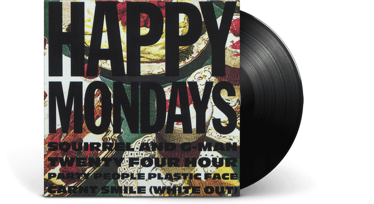 Vinyl - Happy Mondays : Squirrel And G-Man Twenty Four Hour Party People Plastic Face Carnt Smile (White Out) - The Record Hub