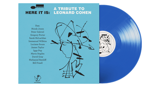 Various Artists : Here It Is: A Tribute to Leonard Cohen (Blue Colour Vinyl)