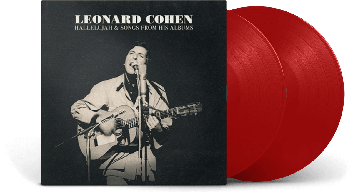 Vinyl - Leonard Cohen : Hallelujah &amp; Songs (Ltd Red Vinyl) - The Record Hub