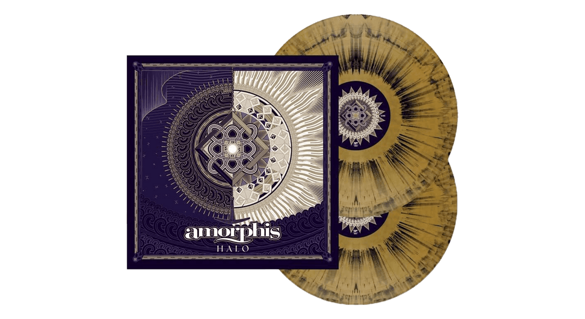 Vinyl - Amorphis : Halo (Gold &amp; Blackdust Splatter Vinyl) - The Record Hub