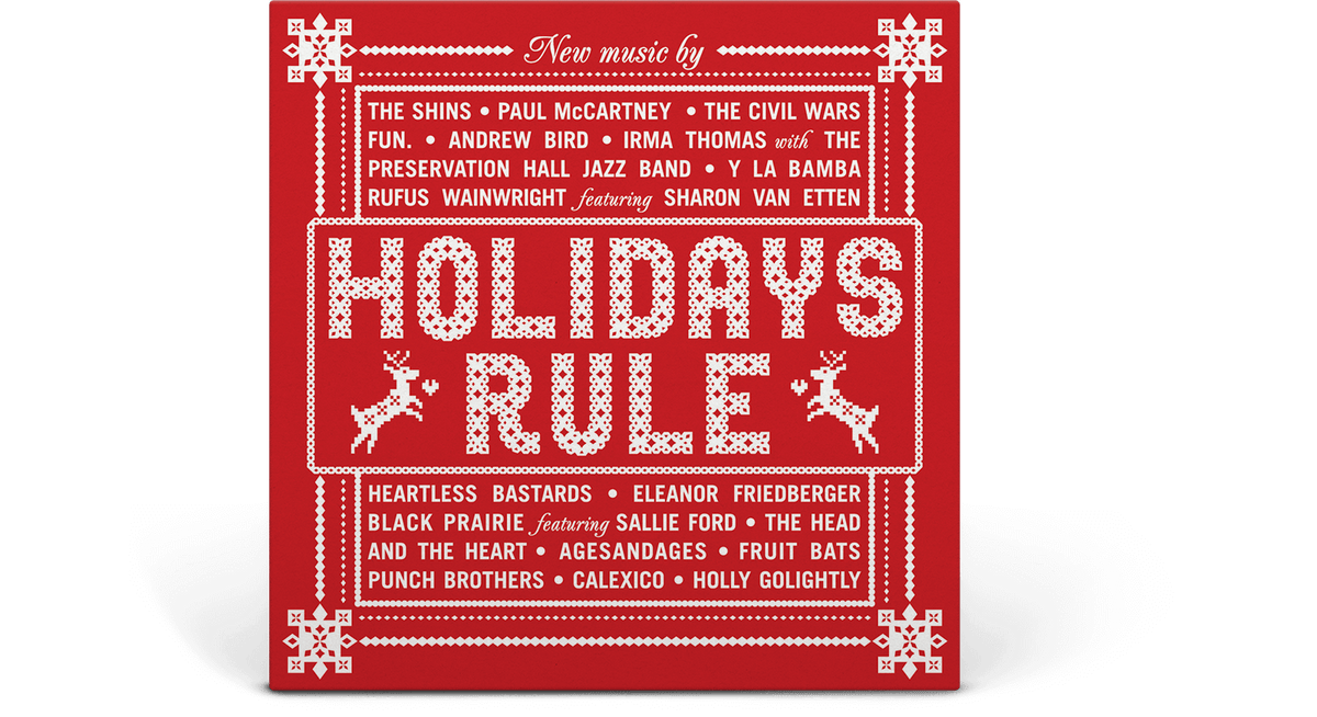 Vinyl - Various Artists : Holidays Rule (Translucent Red Vinyl) - The Record Hub