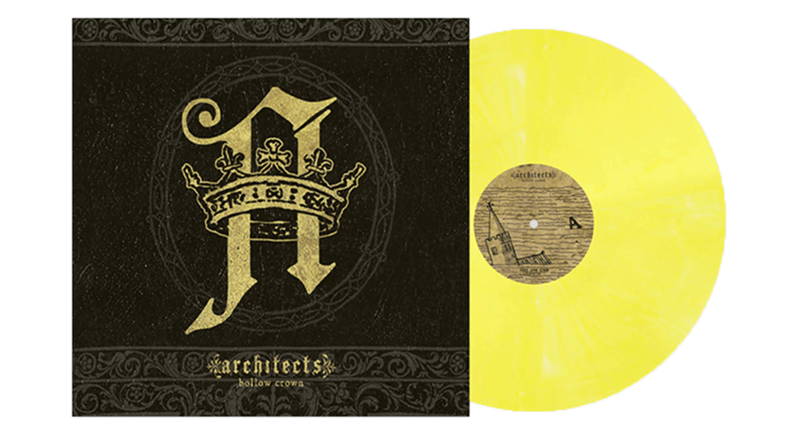 Vinyl - Architects : Hollow Crown (Yellow Marbled Vinyl) - The Record Hub