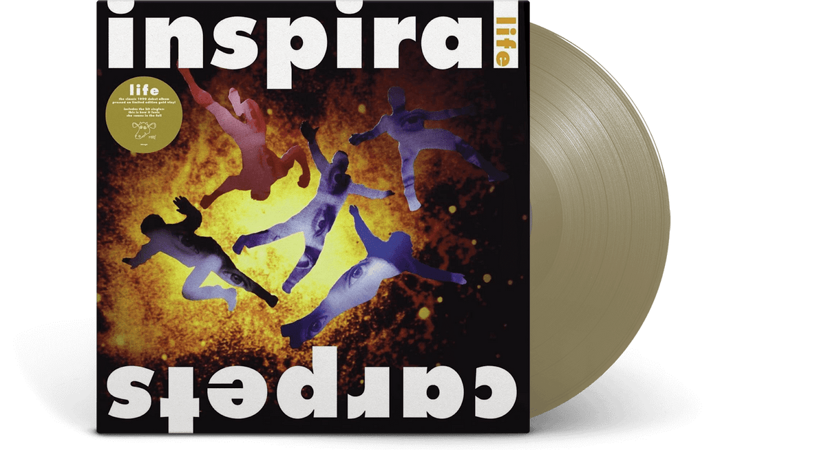 Vinyl - Inspiral Carpets : Life (Limited Gold Vinyl LP) - The Record Hub