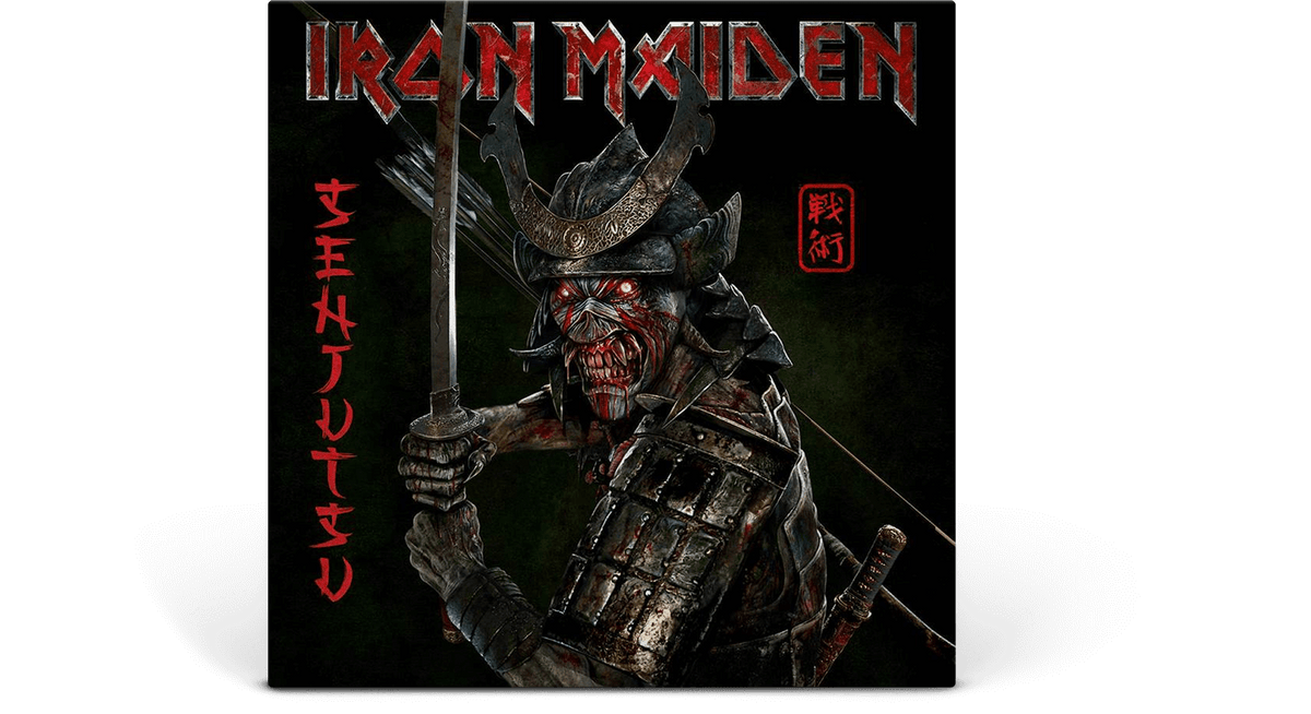 Vinyl - Iron Maiden : Senjutsu (Ltd Black &amp; Red Marble Vinyl) - The Record Hub