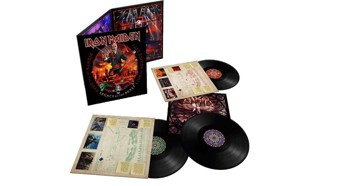 Vinyl - Iron Maiden : Nights of the Dead, Legacy of the Beast Live In Mexico - The Record Hub