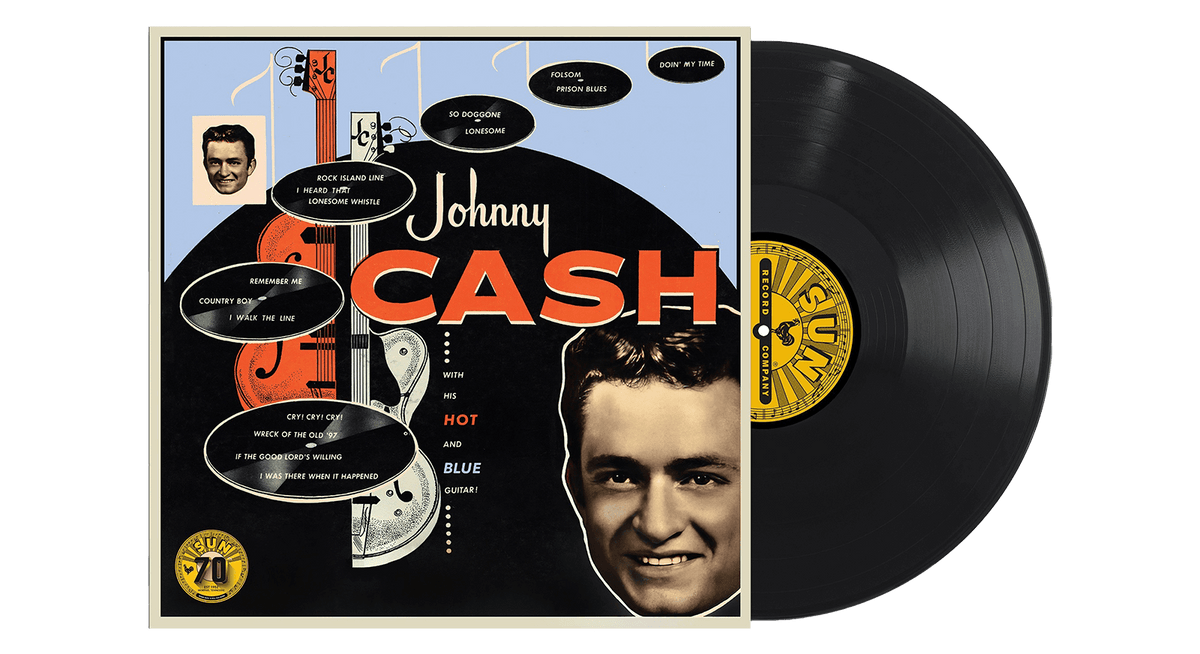 Vinyl - Johnny Cash : With His Hot And Blue Guitar (Sun Records 70th / Remastered 2022) - The Record Hub