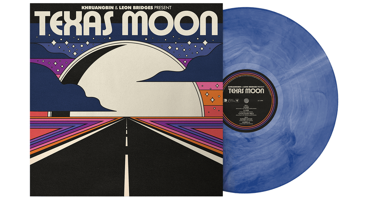 Vinyl - Khruangbin &amp; Leon Bridges : Texas Moon (Ltd Blue Daze Vinyl) - The Record Hub