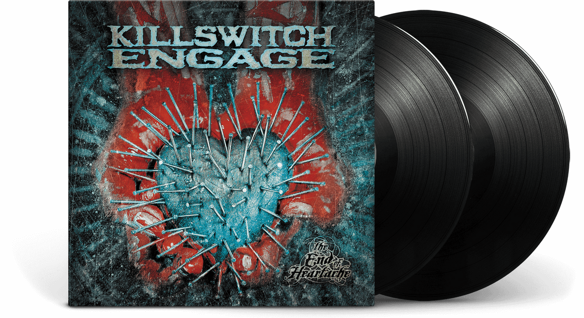 Vinyl - Killswitch Engage : The End of Heartache - Deluxe Edition (Silver &amp; Black 140g 2LP) - The Record Hub