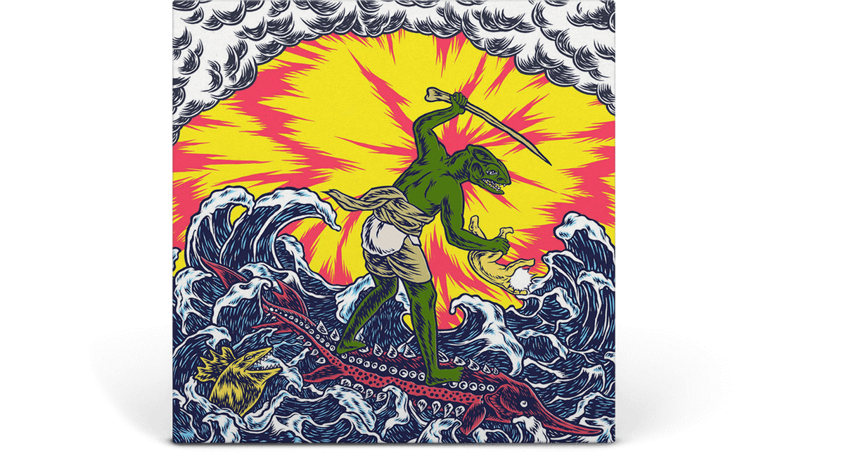 Vinyl - King Gizzard And The Lizard Wizard : Teenage Gizzard (Magenta &amp; Yellow Splatter Vinyl) - The Record Hub
