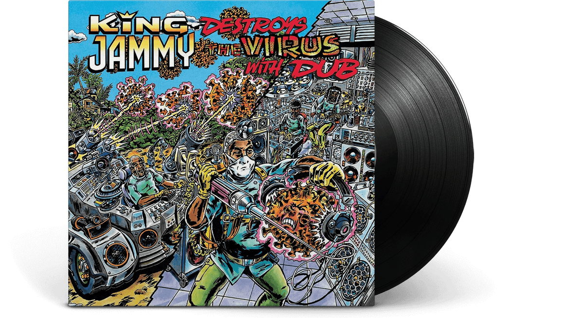 Vinyl - King Jammy : Destroys The Virus With Dub (Ltd Ed 1st Presssing w/Poster) - The Record Hub
