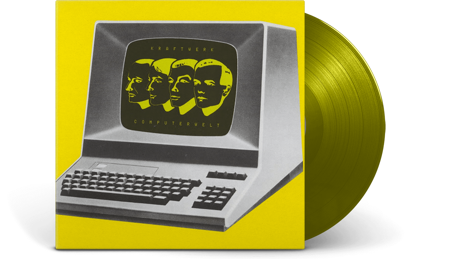 Vinyl - Kraftwerk : Computerwelt (German Version) (Translucent Yellow Vinyl) - The Record Hub