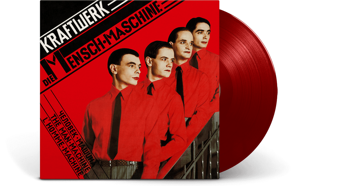 Vinyl - Kraftwerk : Die Mensch-Maschine (German Version)(Translucent Red Vinyl) - The Record Hub