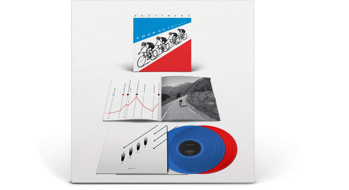 Vinyl - Kraftwerk : Tour De France (Blue/Red Vinyl) - The Record Hub