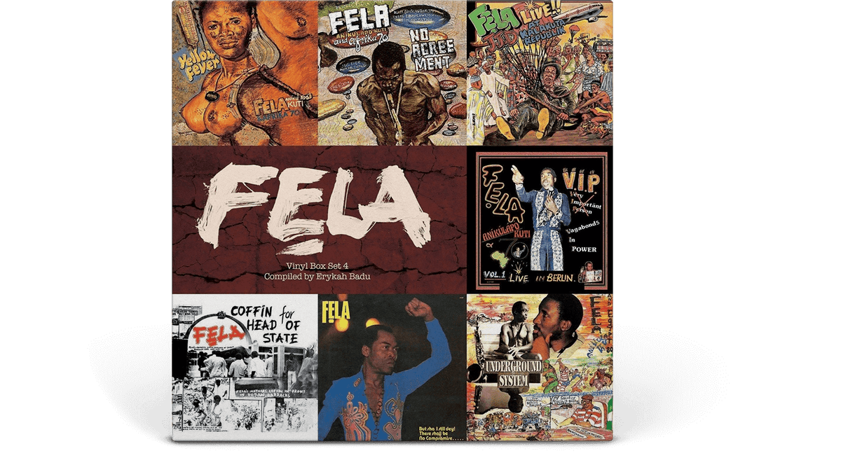 Vinyl - FELA KUTI : BOX SET #4 CURATED BY ERYKAH BADU - The Record Hub