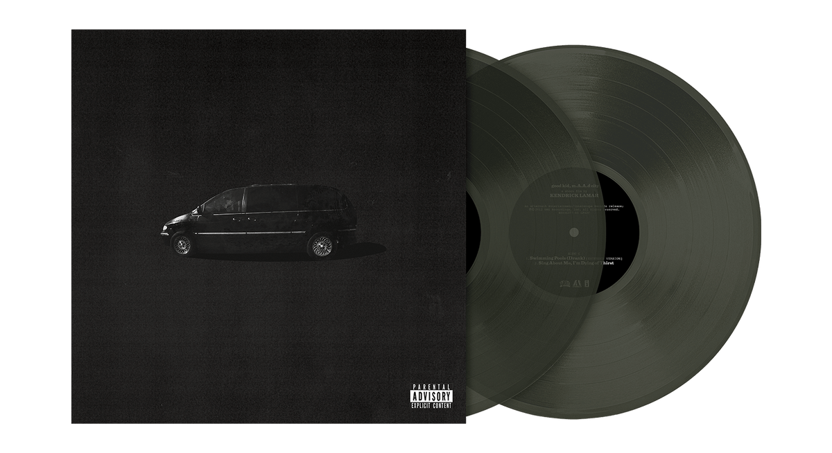 Vinyl - Kendrick Lamar : good kid, m.A.A.d city 10th Anniversary Edition (Black Ice Translucent Colour Vinyl - Alternative cover) - The Record Hub