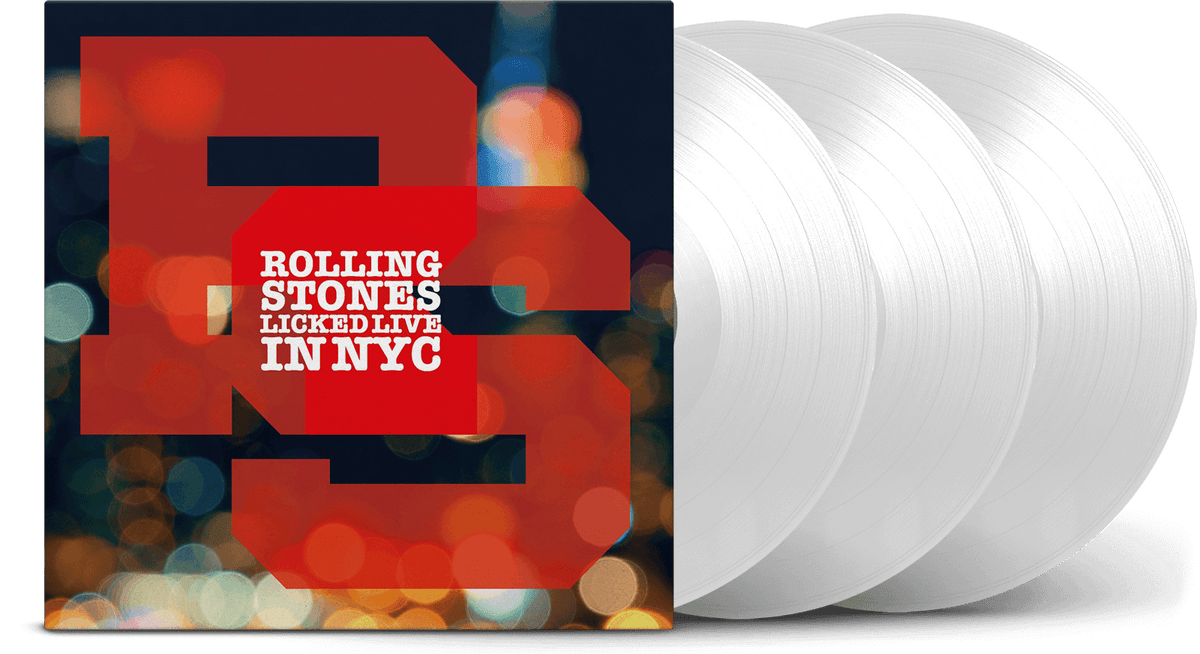 Vinyl - Rolling Stones : Licked Live in NYC (Ltd White Vinyl) - The Record Hub
