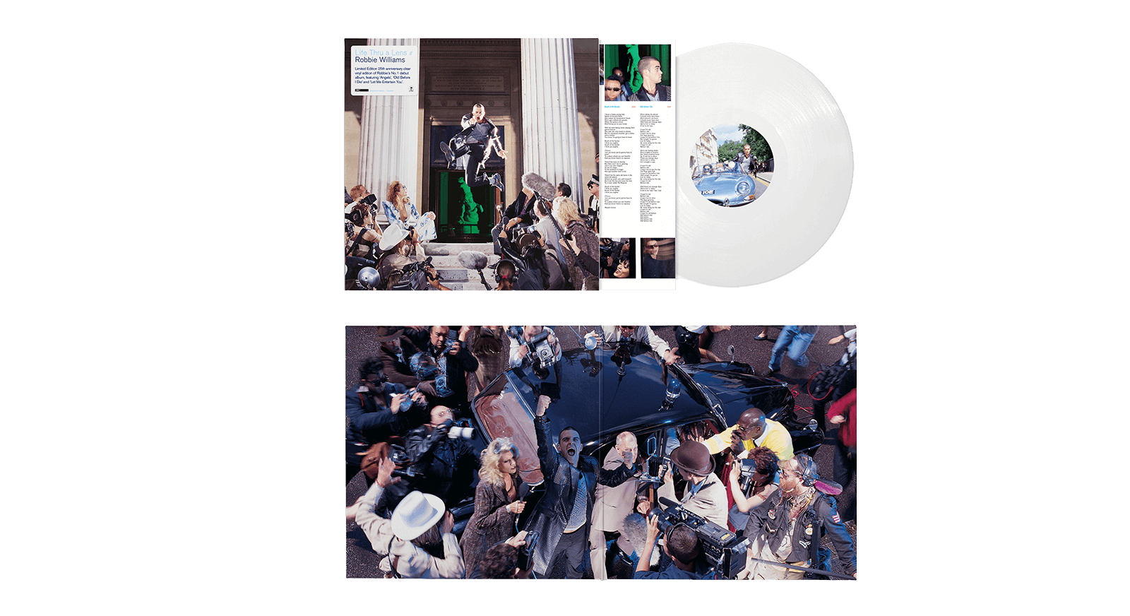 Vinyl - Robbie Williams : Life Thru A Lens (25th Anniversary Clear Vinyl Edition) - The Record Hub