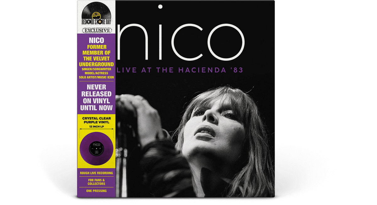 Vinyl - Nico : Live At The Hacienda &#39;83 (Clear Purple Vnyl) (Rsd 2022) - The Record Hub
