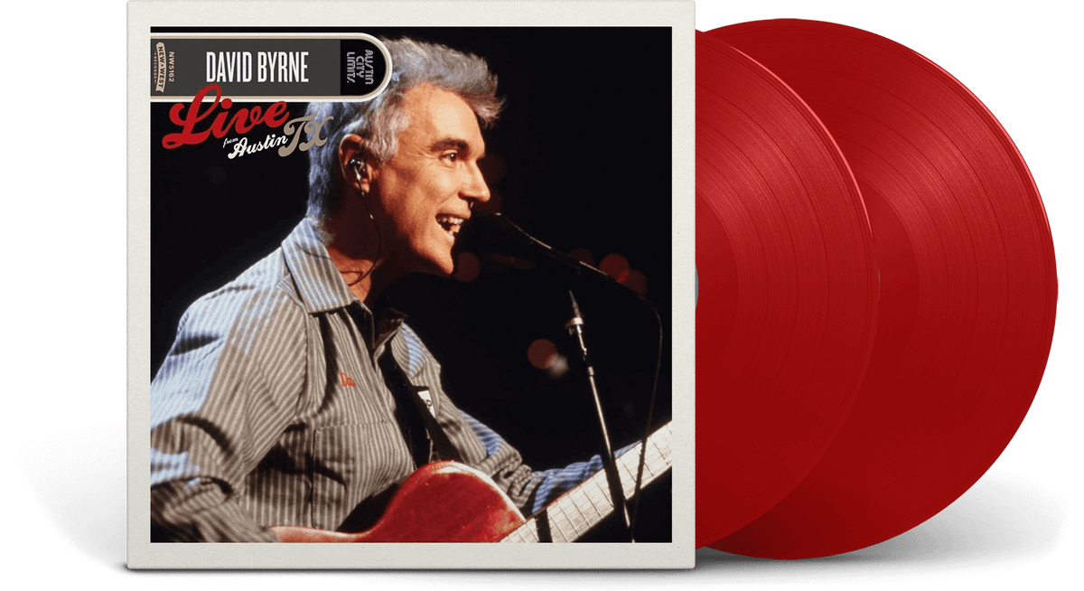 Vinyl - David Byrne : Live From Austin, TX (Red Vinyl) - The Record Hub