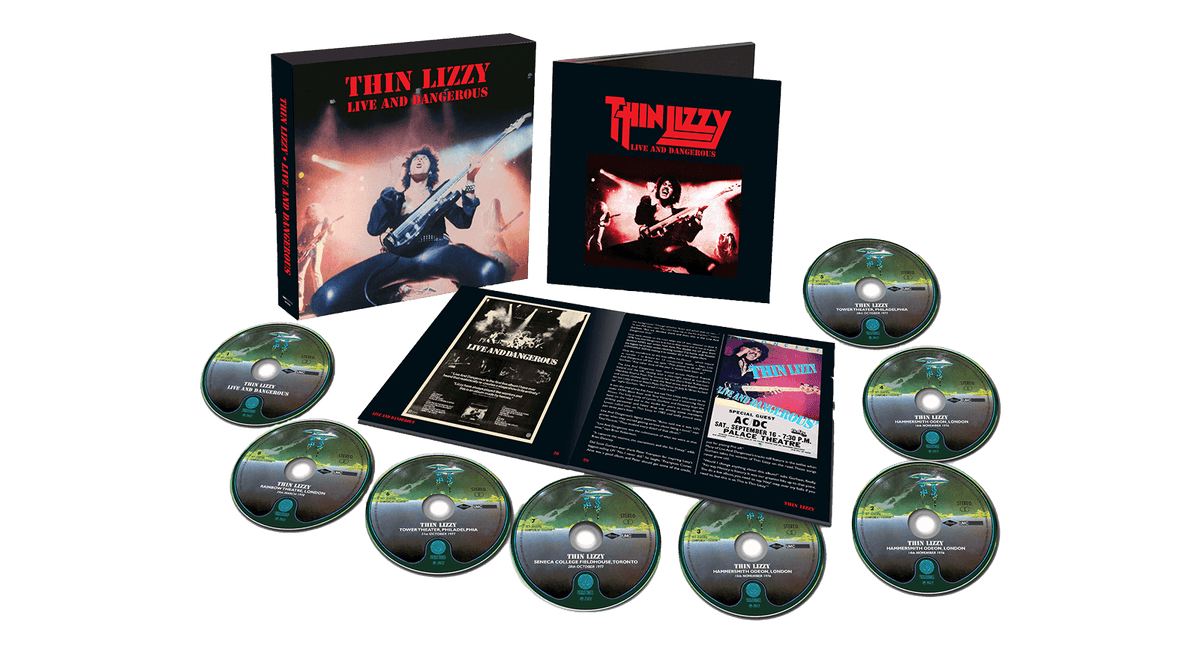 Vinyl - Thin Lizzy : Live and Dangerous (8CD Boxset) - The Record Hub