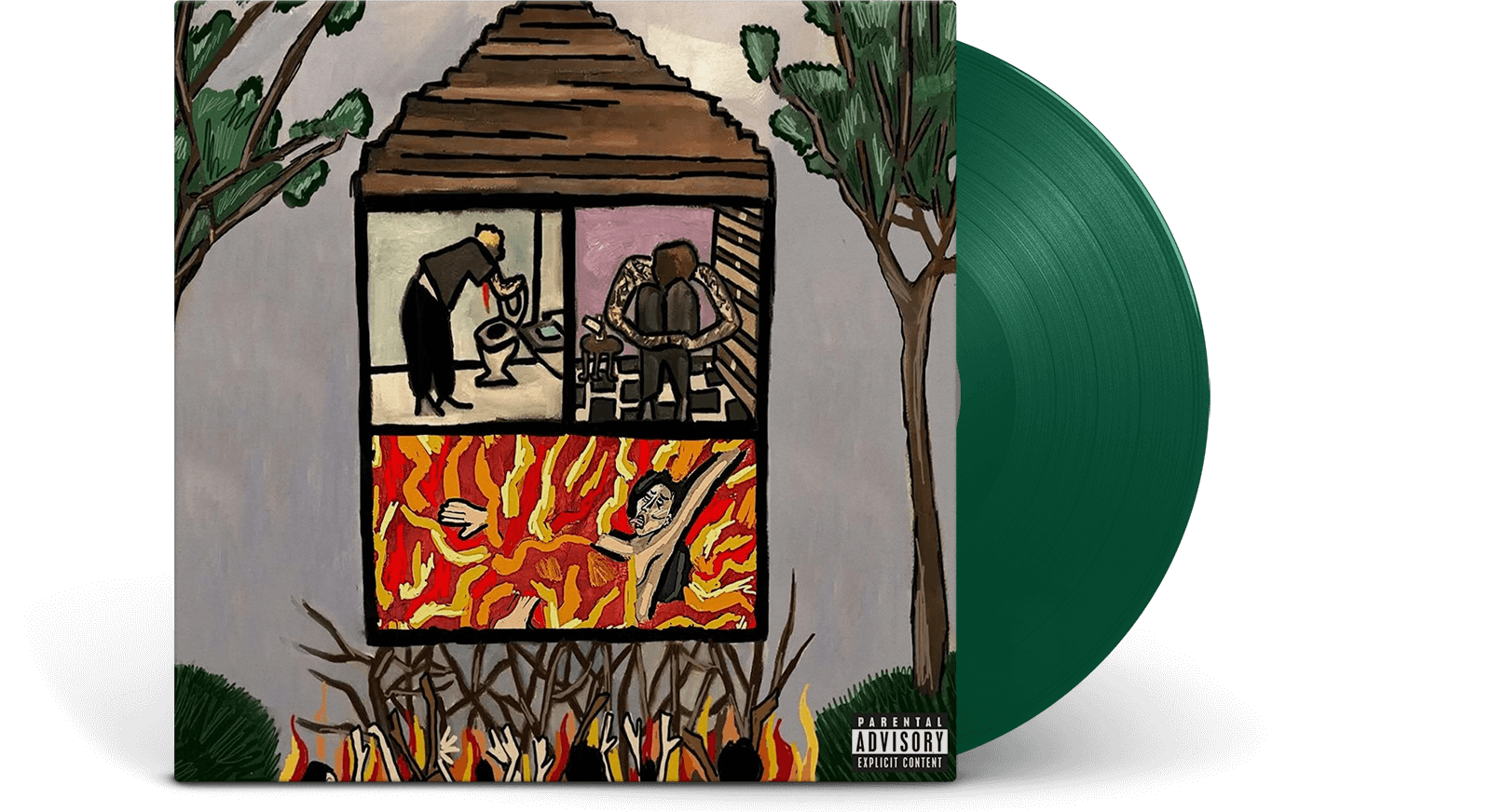 Vinyl - Suicideboys : Long Term Effects of SUFFERING  (Ltd Glow Green Vinyl) - The Record Hub