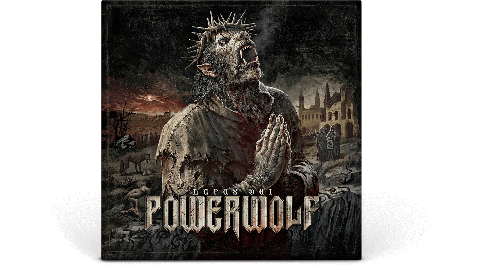 Vinyl - Powerwolf : Lupus Dei - 15th Anniversary Gold & Black Melt Vinyl Edition) - The Record Hub