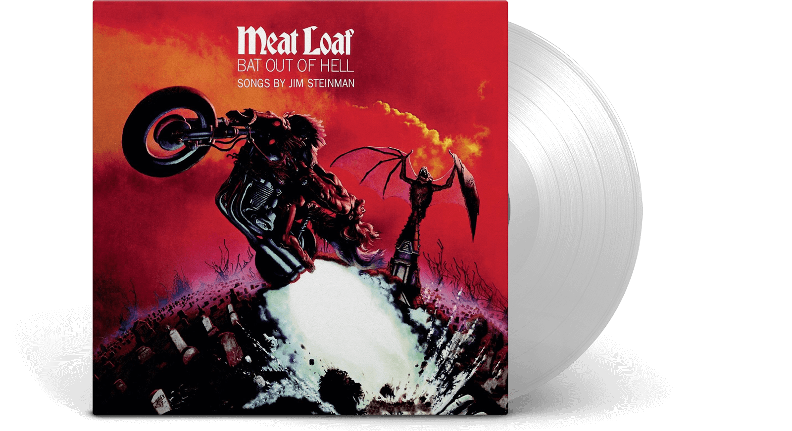 Vinyl - Meat Loaf : Bat Out Of Hell (Clear Vinyl) - The Record Hub