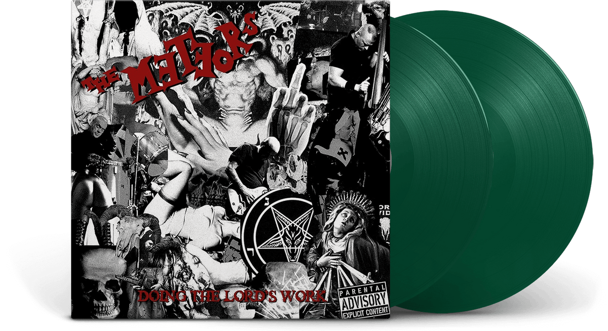 Vinyl - The Meteors : Doing The Lord&#39;s Work (Ltd Green Vinyl) - The Record Hub