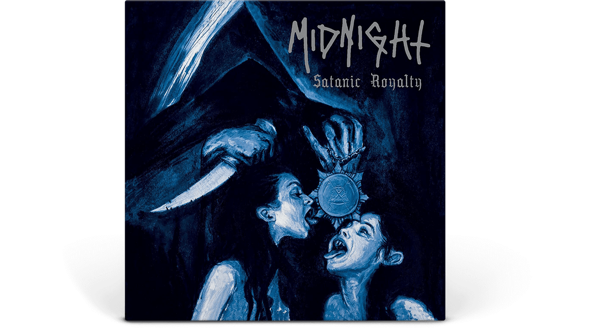 Vinyl - Midnight : Satanic Royalty (Ltd White &amp; Black Burst Vinyl) - The Record Hub