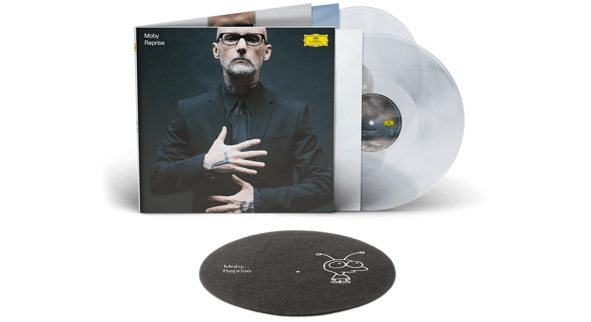 Vinyl - Moby : Reprise (ROI Exclusive Clear Vinyl + &#39;Little Idiot&#39; Slipmat - The Record Hub