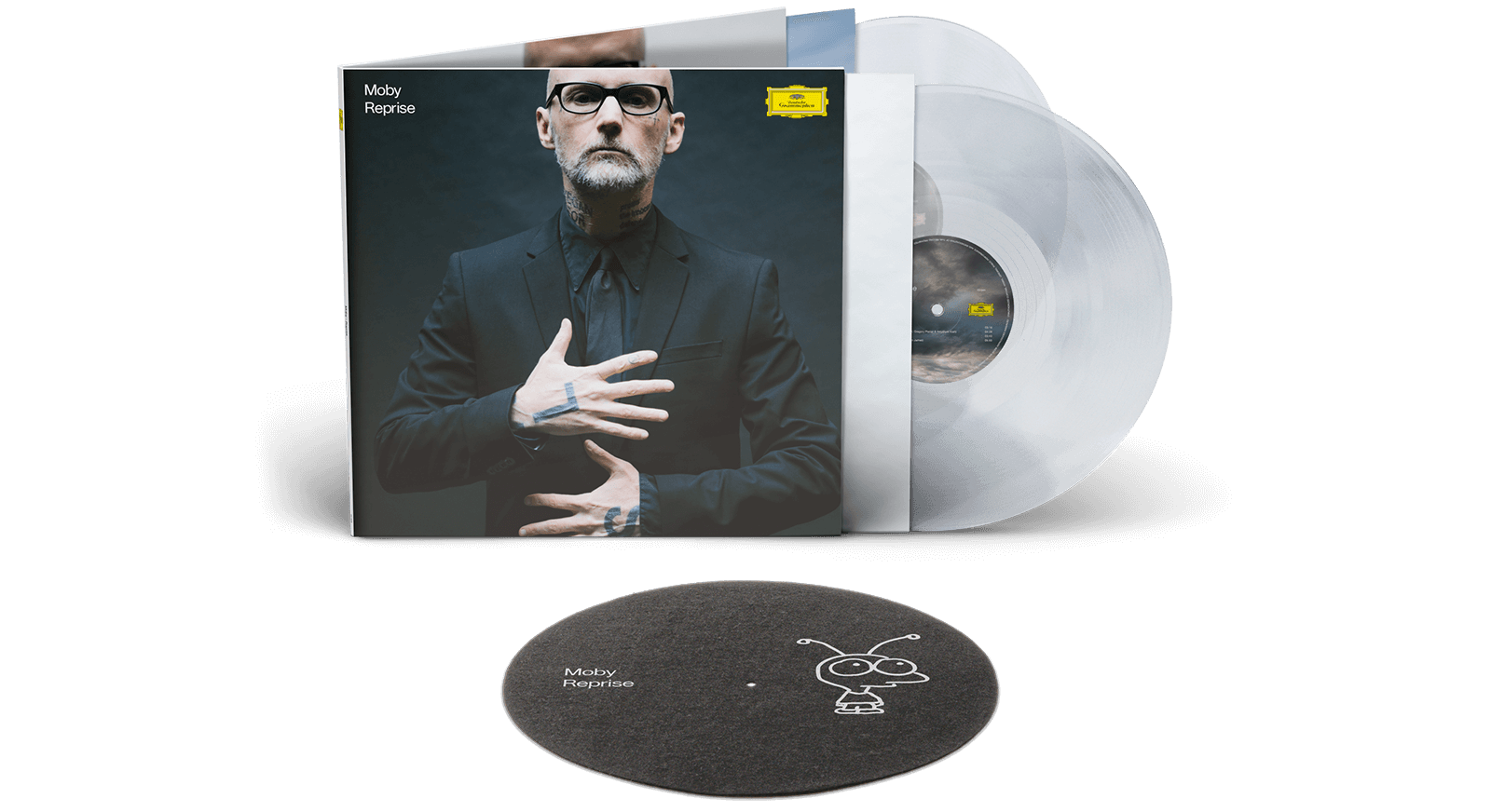 Vinyl - Moby : Reprise (ROI Exclusive Clear Vinyl + 'Little Idiot' Slipmat - The Record Hub