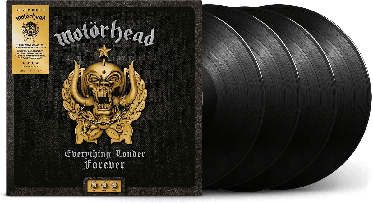 Vinyl - Motörhead : Everything Louder Forever - The Very Best Of (4LP) - The Record Hub