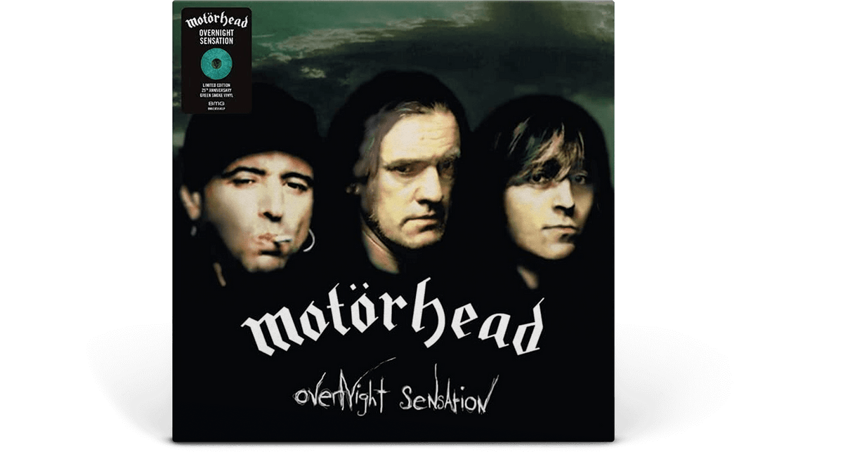 Vinyl - Motorhead : Overnight Sensation (Green Smoke Vinyl) - The Record Hub