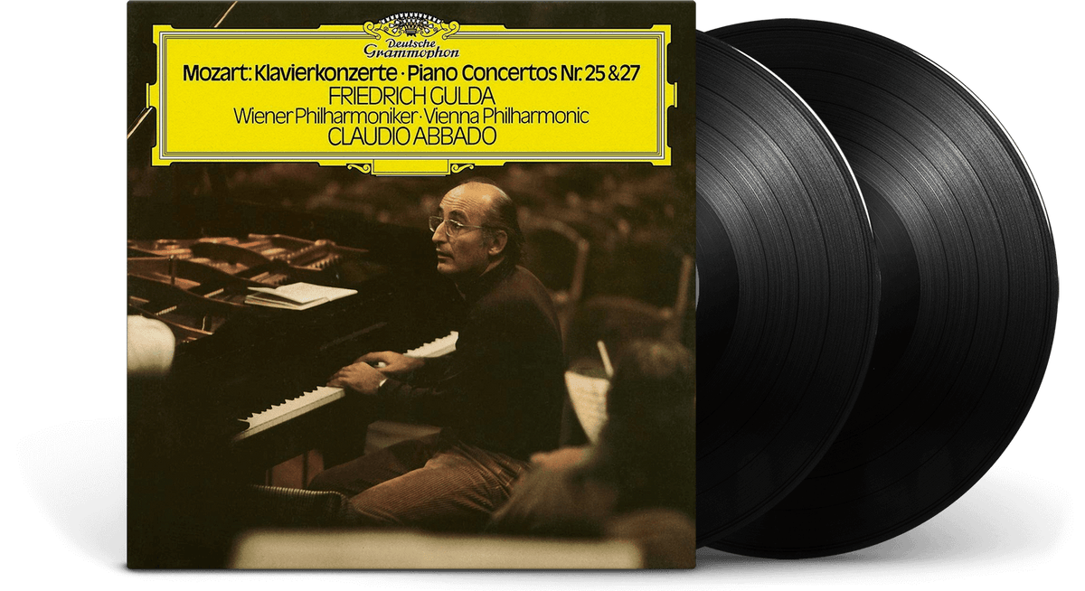 Vinyl - Friedrich Gulda, Wiener Philharmonic, Vienna Philharmonic, Claudio Abbado : Mozart: Piano Concertos Nos. 25 &amp; 27 - The Record Hub