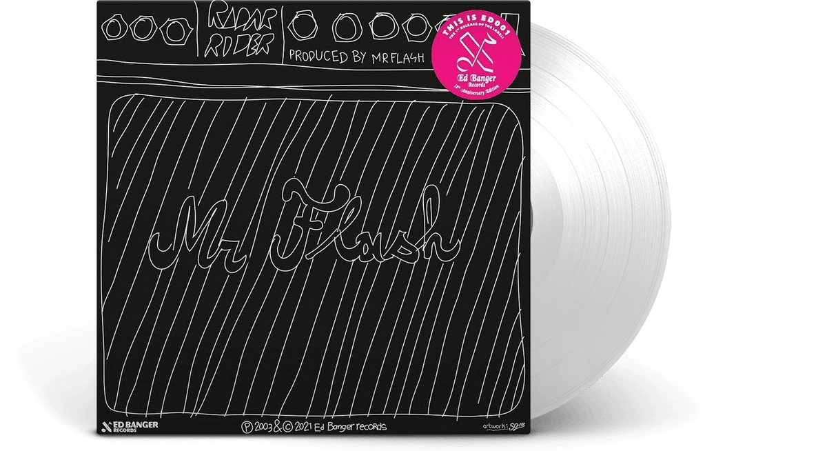 Vinyl - Mr Flash / A Bass day : Radar Rider/ F.I.S.T (ED001 18th Anniversary) (Ltd White Vinyl) - The Record Hub