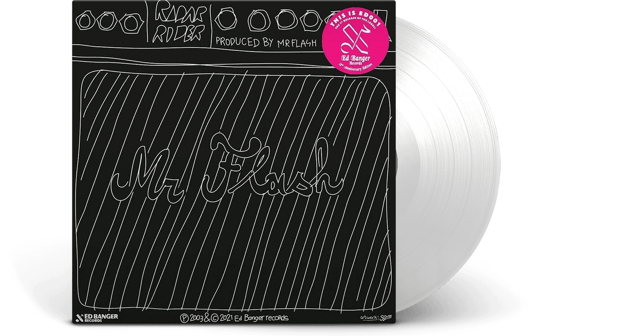 Vinyl - Mr Flash / A Bass day : Radar Rider/ F.I.S.T (ED001 18th Anniversary) (Ltd White Vinyl) - The Record Hub