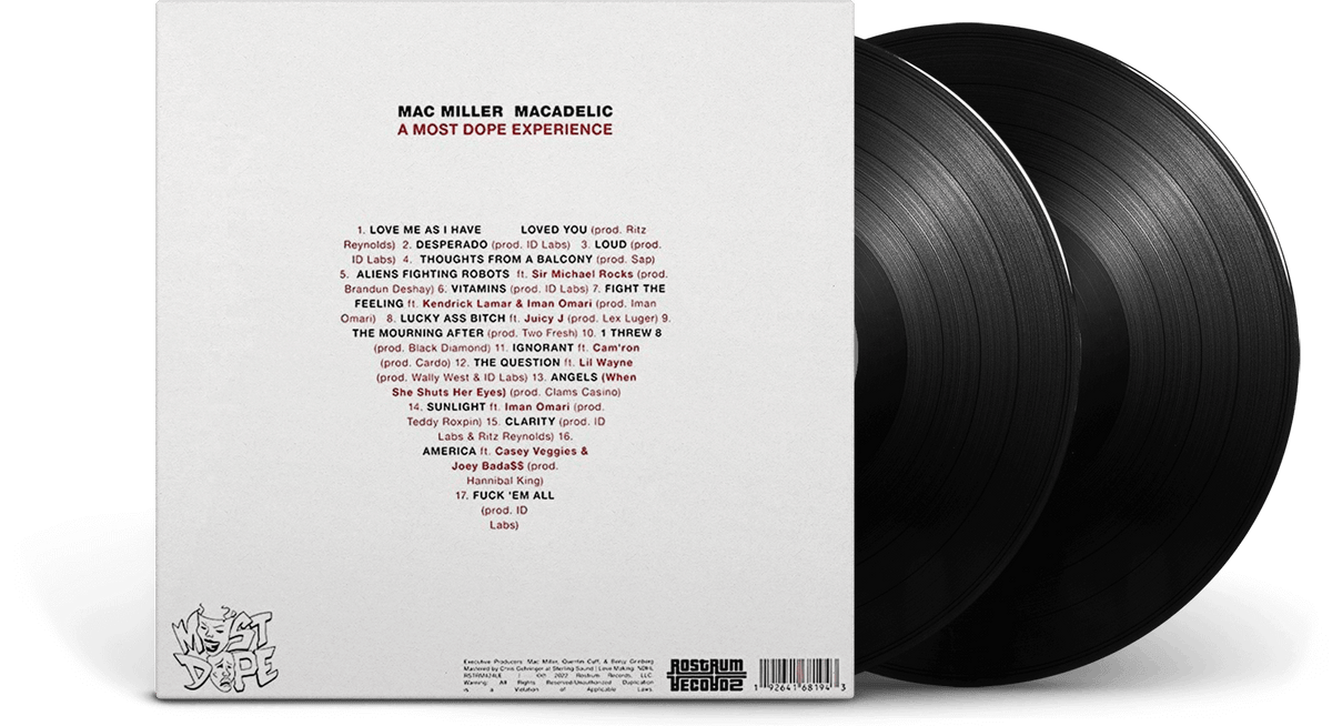Vinyl - Mac Miller : Macadelic - The Record Hub