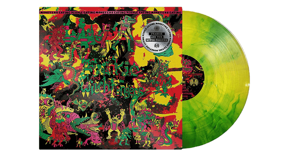 Vinyl - Frankie and the Witch Fingers : Monsters Eating People Eating Monsters... (Ltd Green Galaxy Vinyl) - The Record Hub