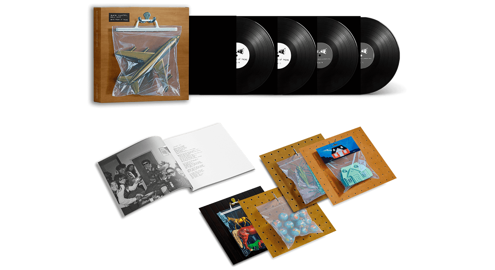 Vinyl - Black Country, New Road : Ants From Up There (Deluxe 4LP) - The Record Hub