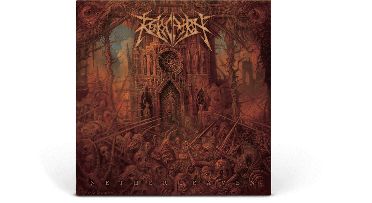 Vinyl - Revocation : Netherheaven (White &amp; Blue Marbled Vinyl) - The Record Hub