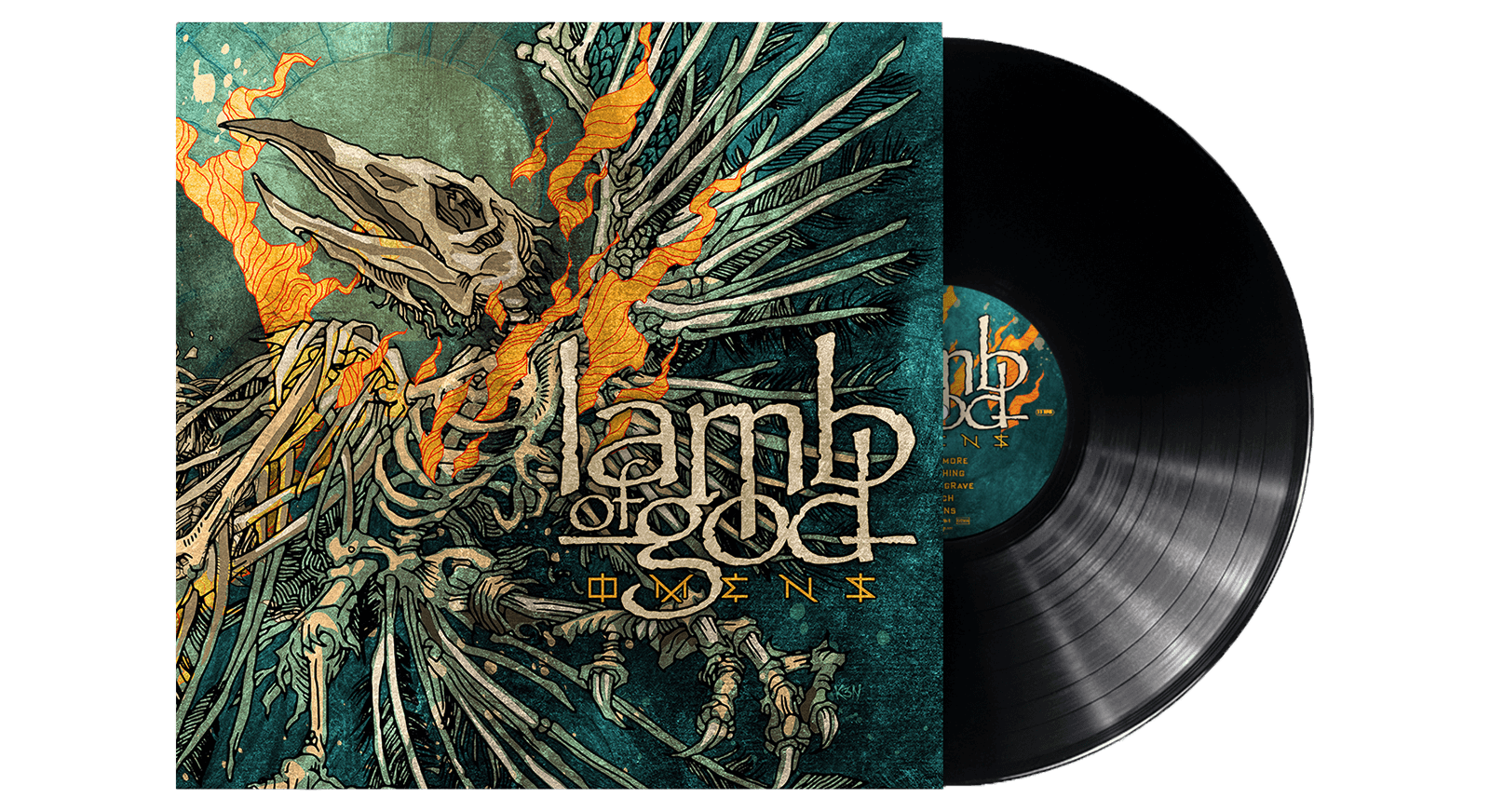 Vinyl - Lamb Of God : Omens (Standard Black Vinyl Gatefold) - The Record Hub