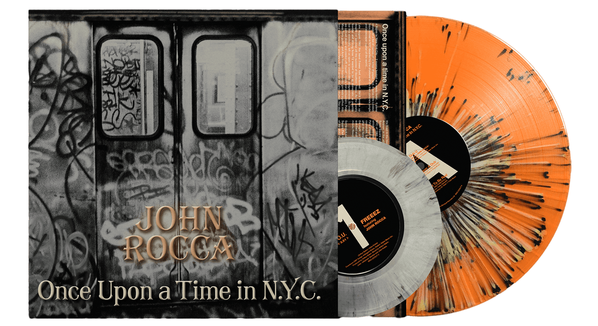 Vinyl - John Rocca : Once Upon A Time in N.Y.C. (Orange Splatter LP + Marble 7&quot;) - The Record Hub