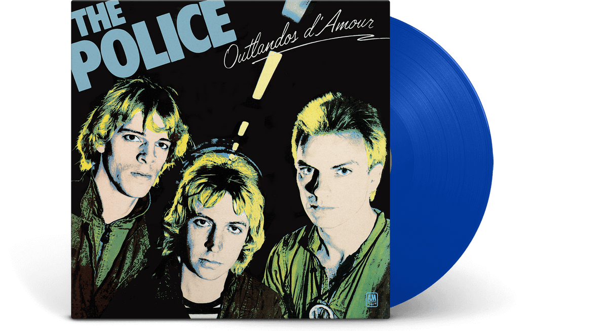 Vinyl - The Police : Outlandos d&#39;Amour (National Album Day) (Blue vinyl) - The Record Hub