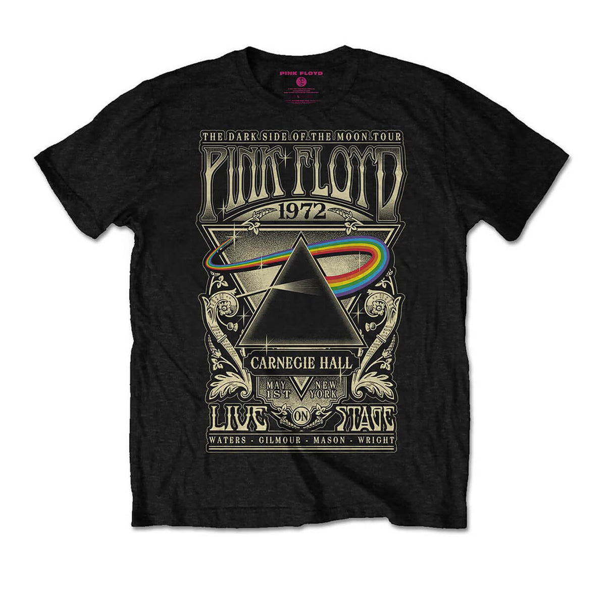 Vinyl - Pink Floyd : Carnegie Hall Poster - T-Shirt - The Record Hub