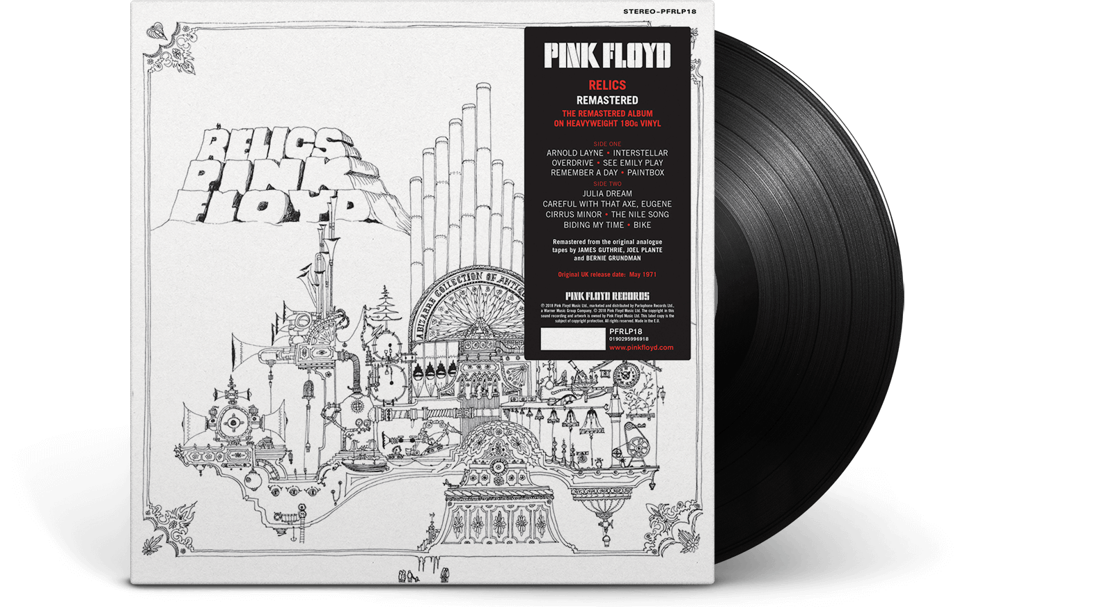 Vinyl - Pink Floyd : Relics - The Record Hub
