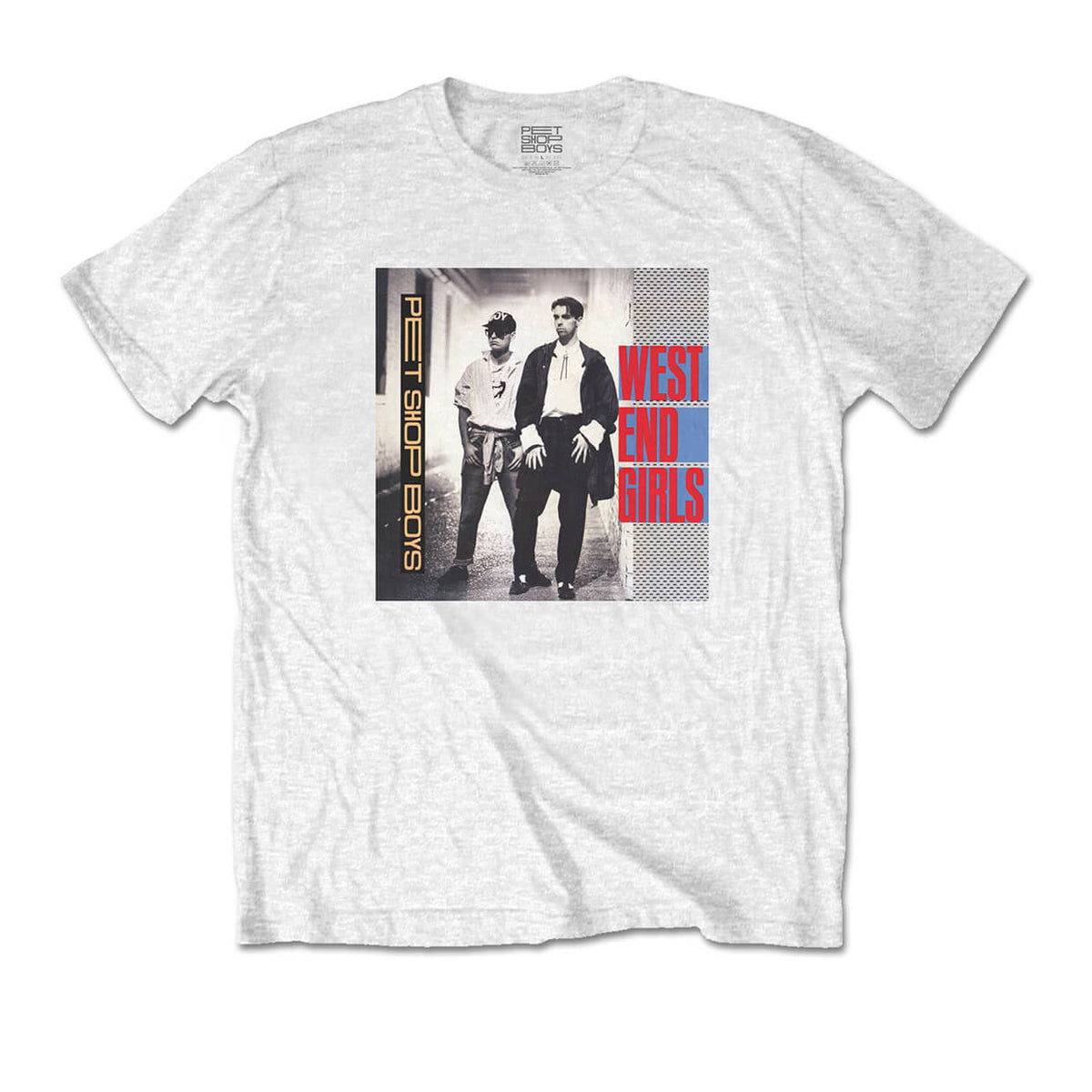 Vinyl - Pet Shop Boys : West End Girls - T-Shirt - The Record Hub